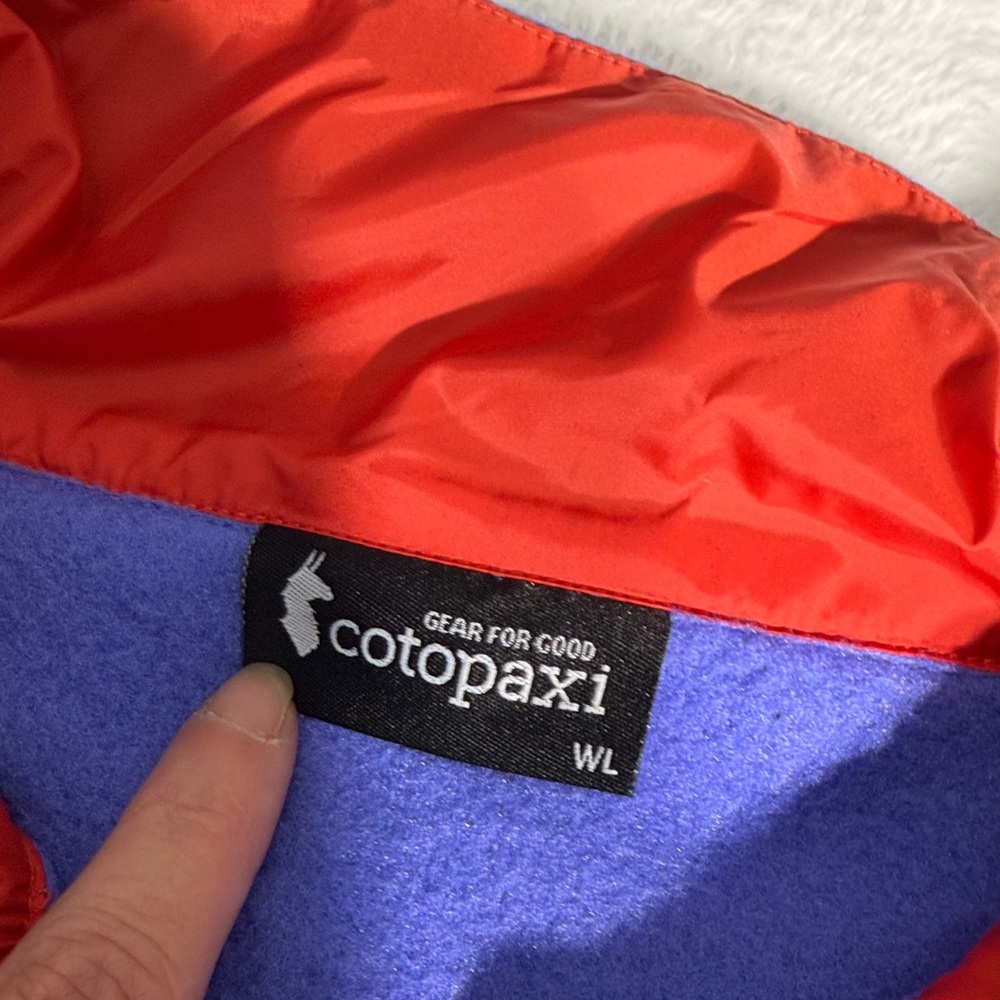 Cotopaxi Women’s Purple and Orange Fleece Jacket - Picture 2 of 5